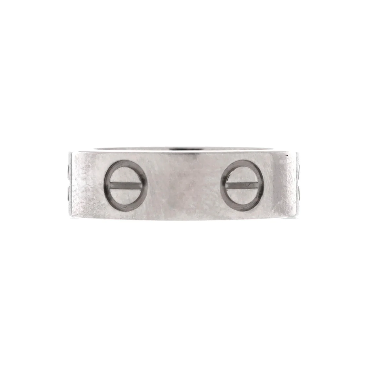 Love Band Ring 18K White Gold - Deep Luxury
