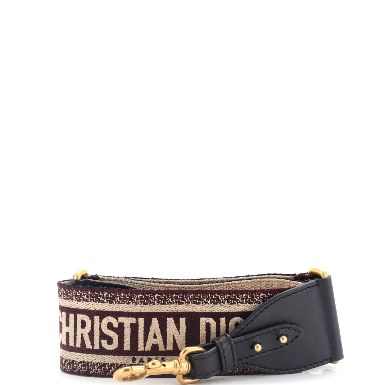 Logo Shoulder Strap Embroidered Canvas - Deep Luxury