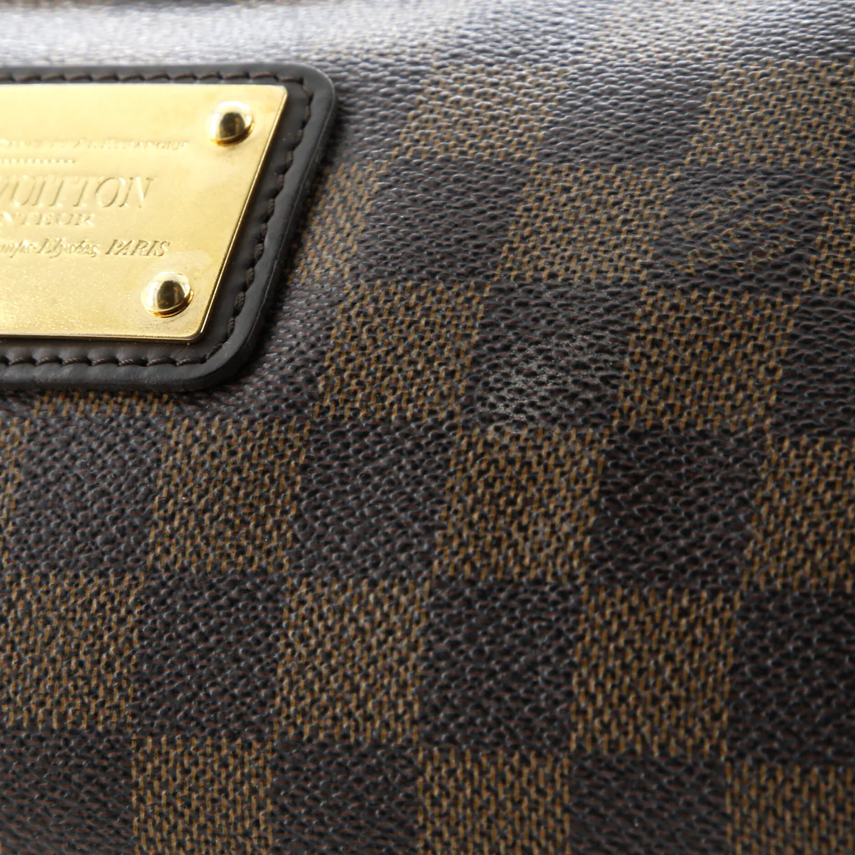 Eva Handbag Damier - Deep Luxury