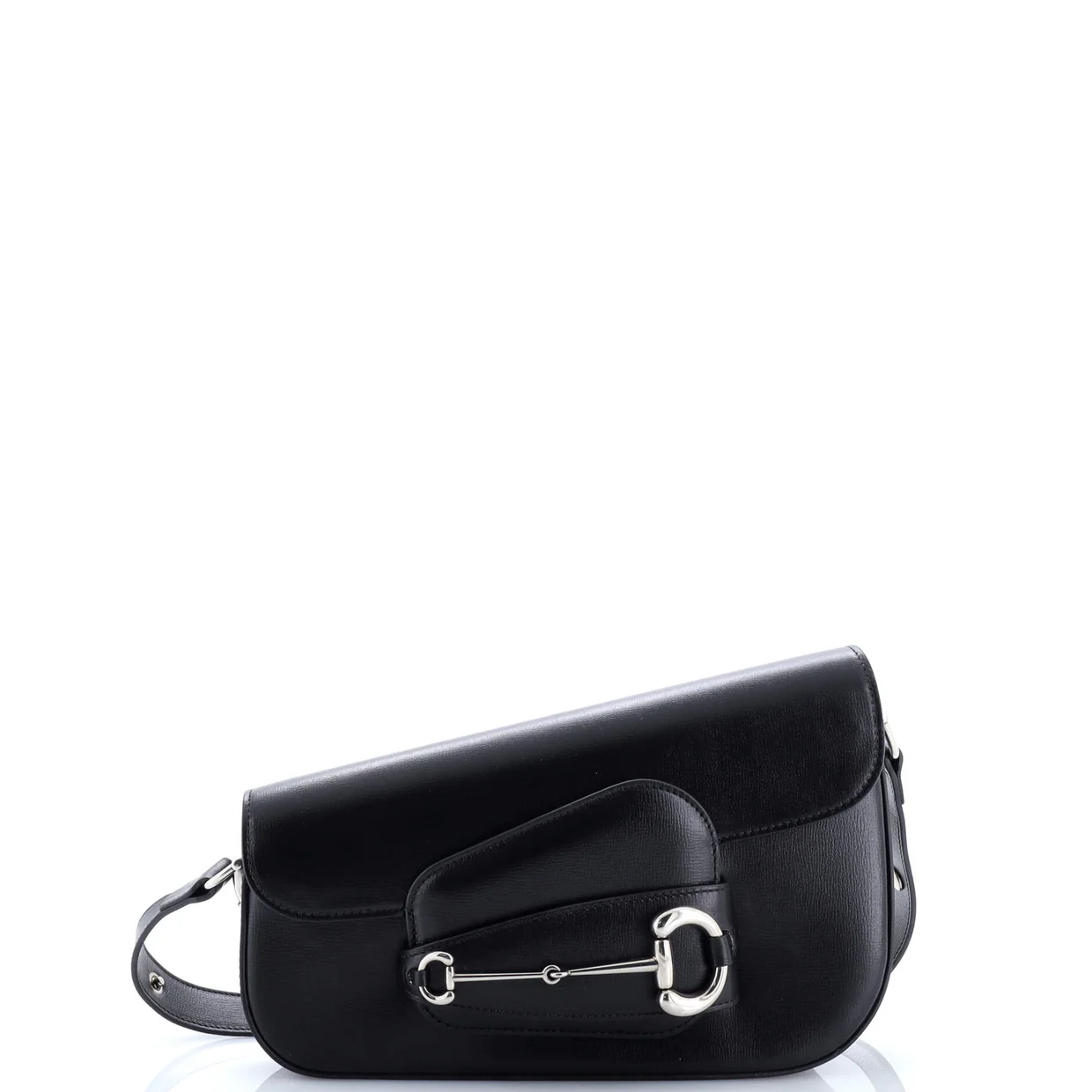 Horsebit 1955 Asymmetric Shoulder Bag Leather Small - Deep Luxury
