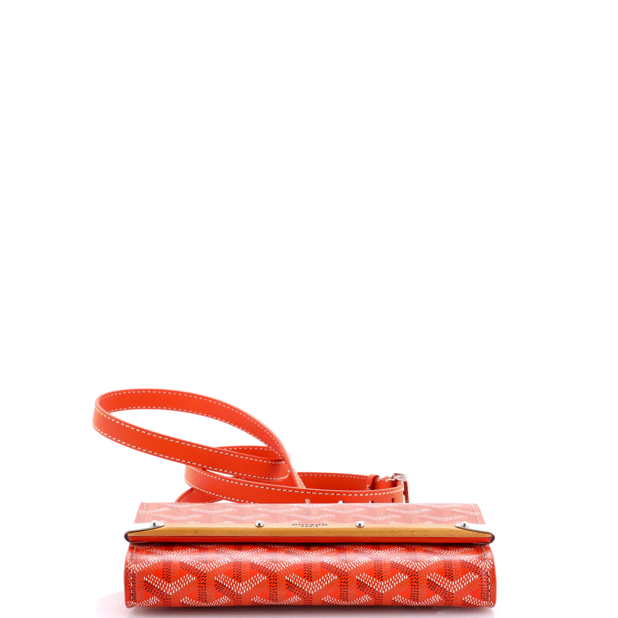 Monte Carlo Clutch with Strap Coated Canvas PM - Deep Luxury