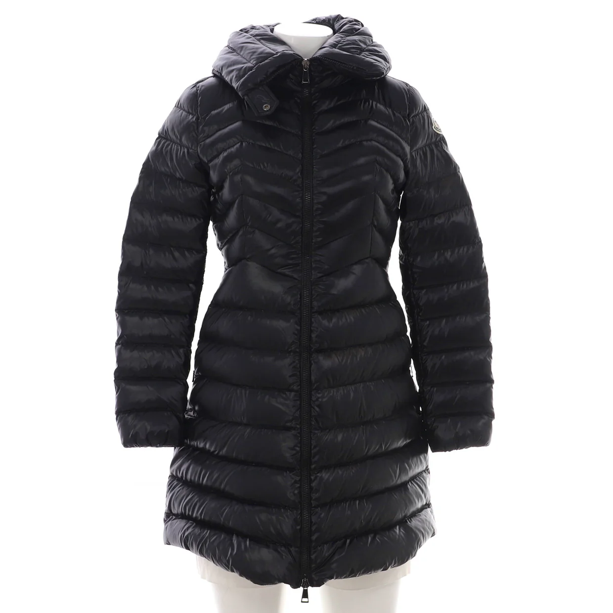 Women's Faucon Hooded Puffer Coat Quilted Polyamide with Down - Deep Luxury