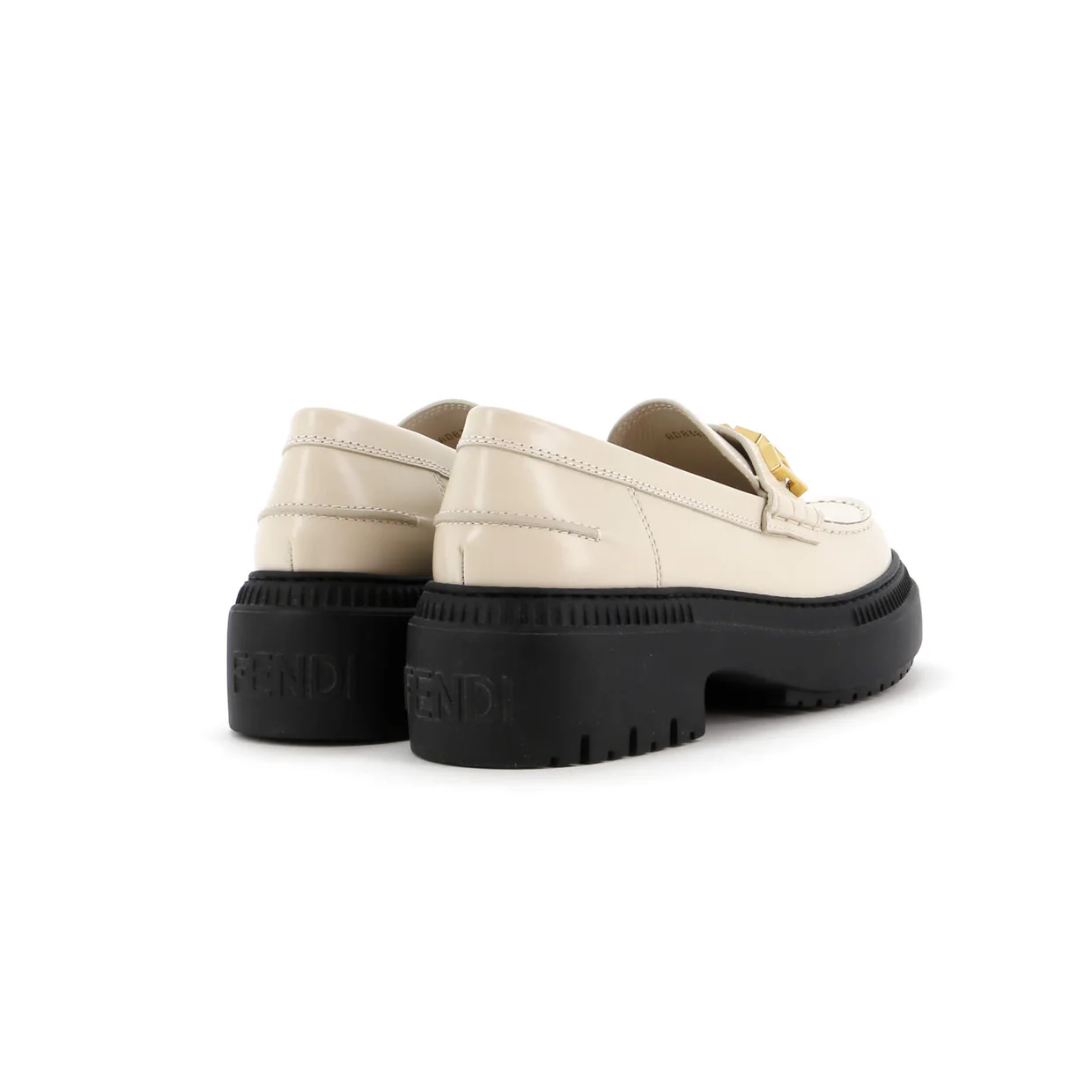 Women's Fendigraphy Lug Sole Loafers Leather - Deep Luxury