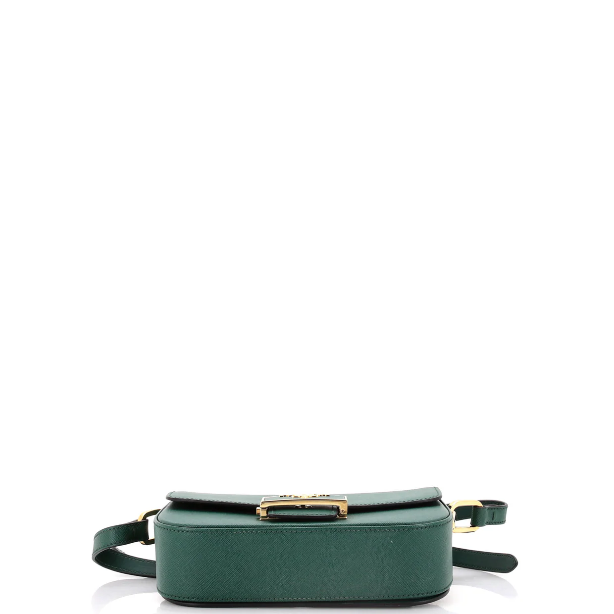 Embleme Flap Bag Saffiano Leather Small - Deep Luxury