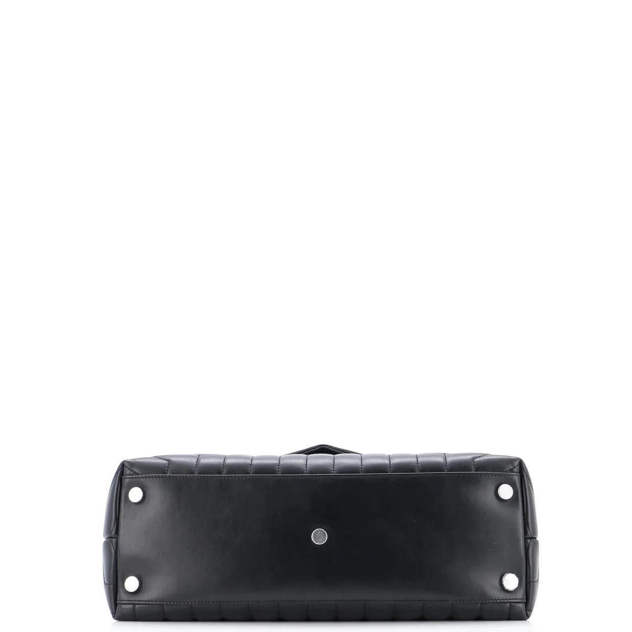 Loulou Shoulder Bag Matelasse Chevron Leather Large - Deep Luxury