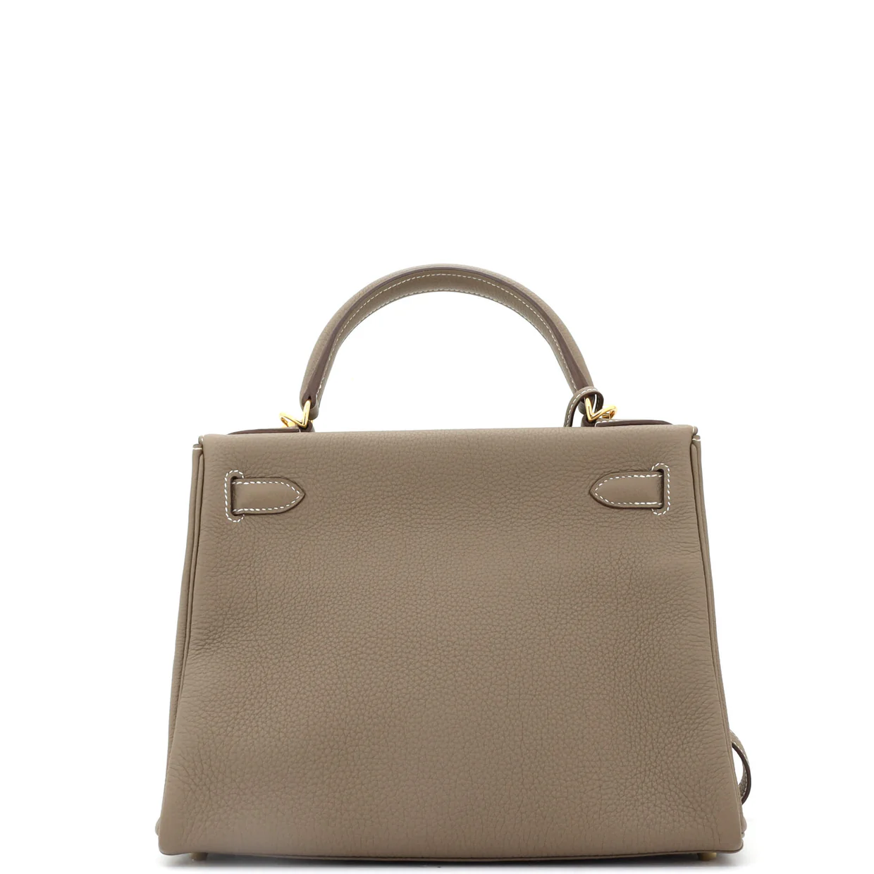 Kelly Handbag Grey Togo with Gold Hardware 28 - Deep Luxury