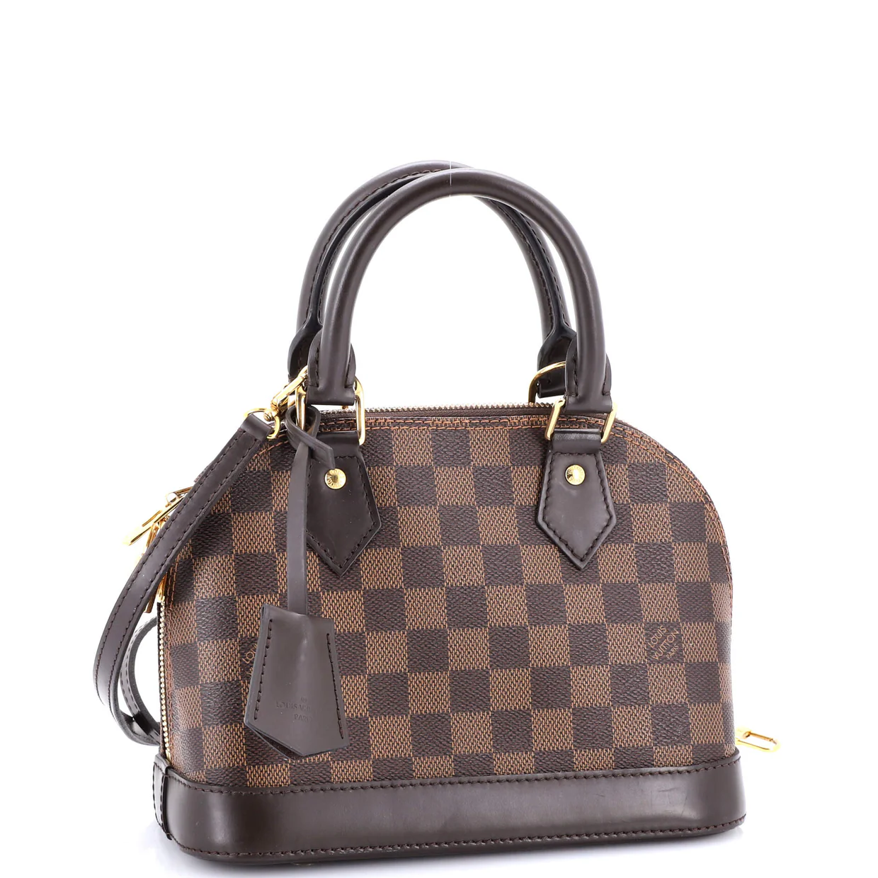 Alma Handbag Damier BB - Deep Luxury