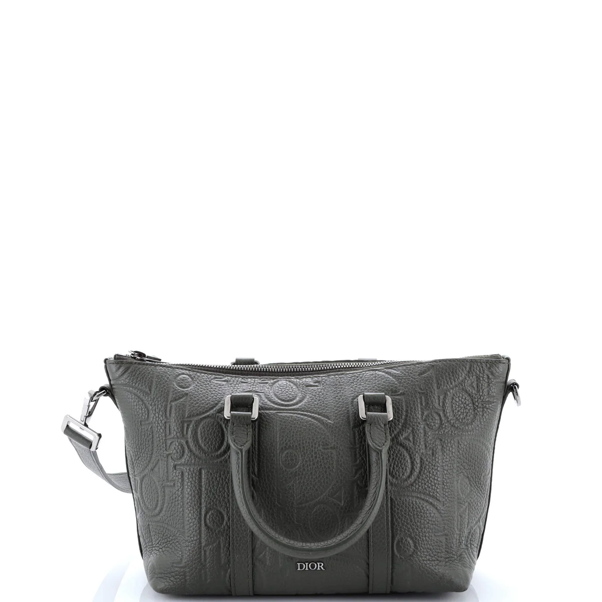 Weekender Convertible Tote Maxi Oblique Embossed Leather 25 - Deep Luxury