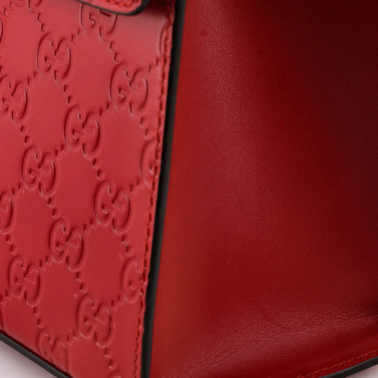 Padlock Top Handle Bag Guccissima Leather Small - Deep Luxury