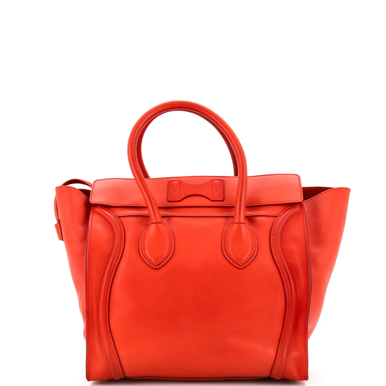 Luggage Bag Smooth Leather Medium - Deep Luxury