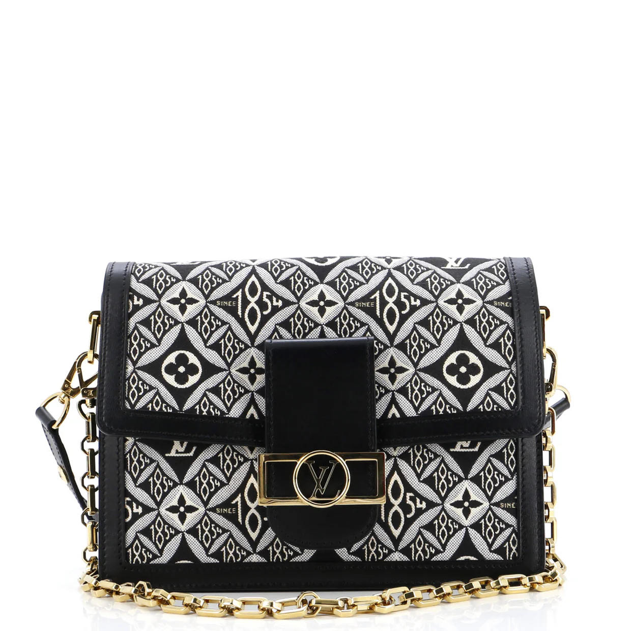 Dauphine Shoulder Bag Limited Edition Since 1854 Monogram Jacquard MM - Deep Luxury