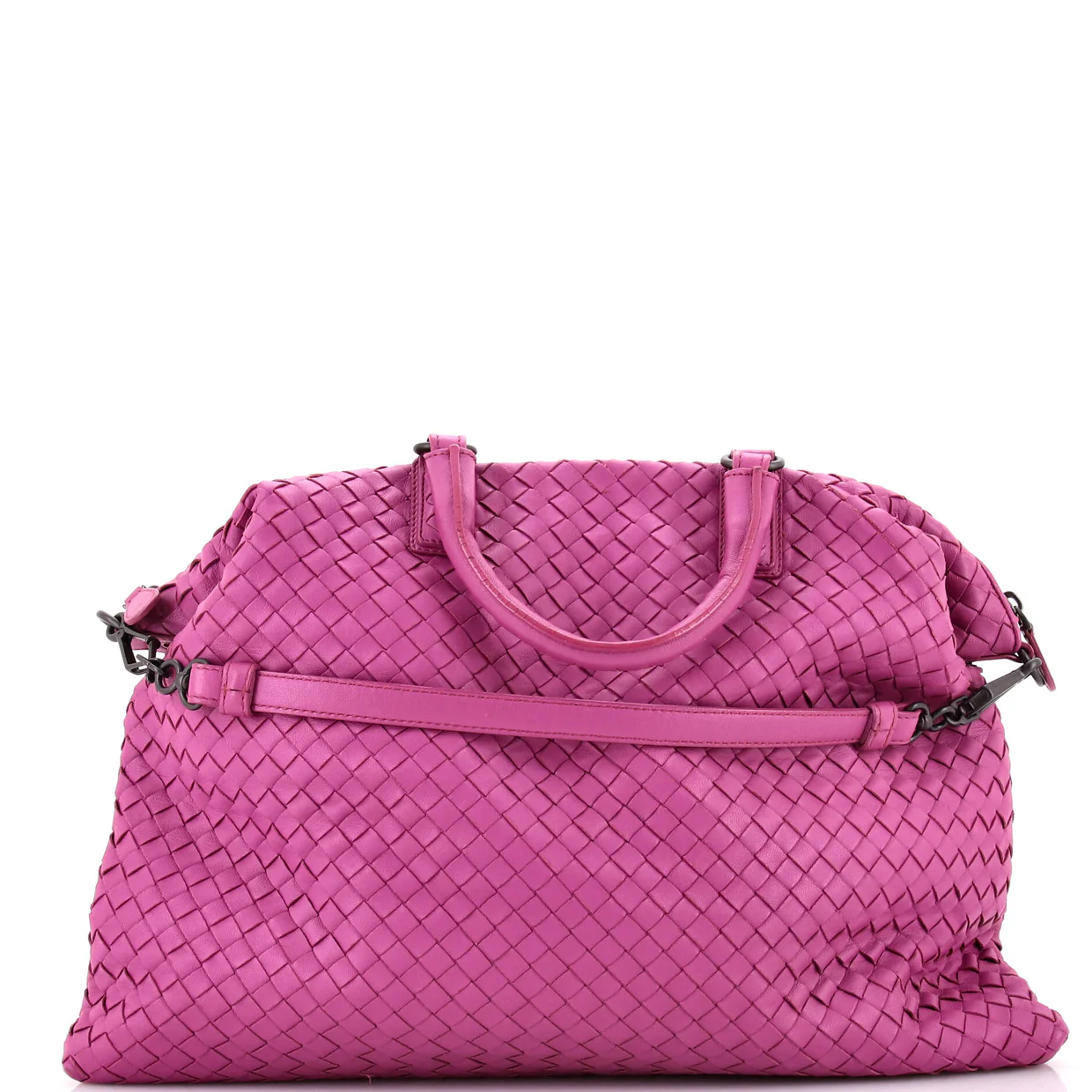 Convertible Satchel Intrecciato Nappa Medium - Deep Luxury