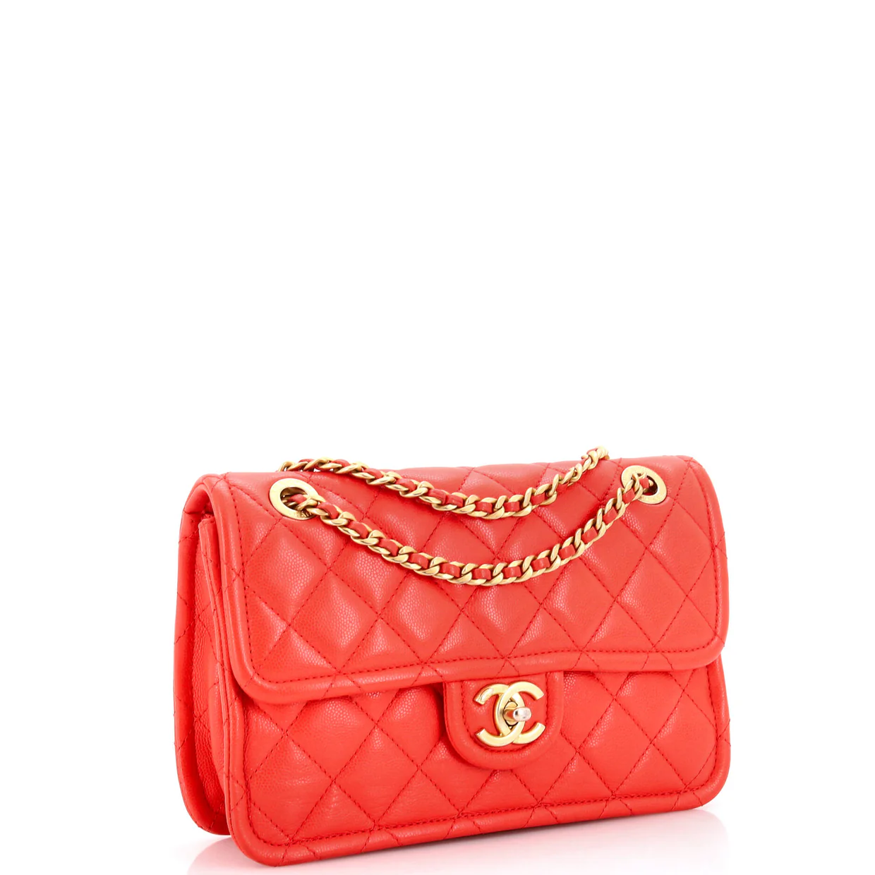 Sweet Classic Flap Bag Quilted Caviar Medium - Deep Luxury