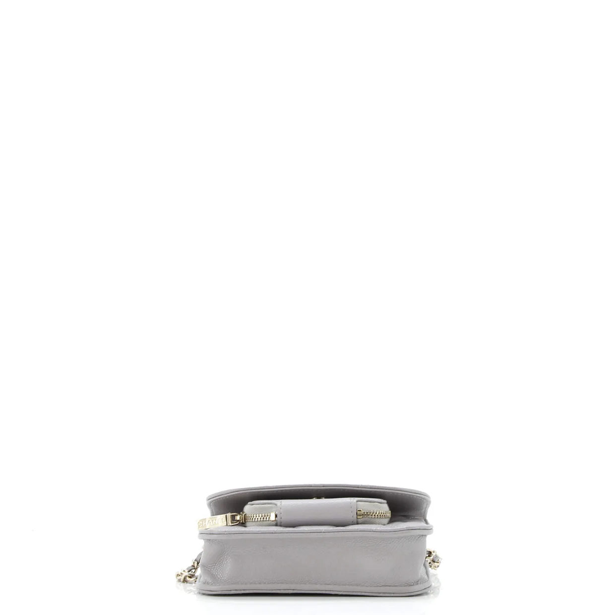 Business Affinity Flap Clutch with Chain Quilted Caviar - Deep Luxury