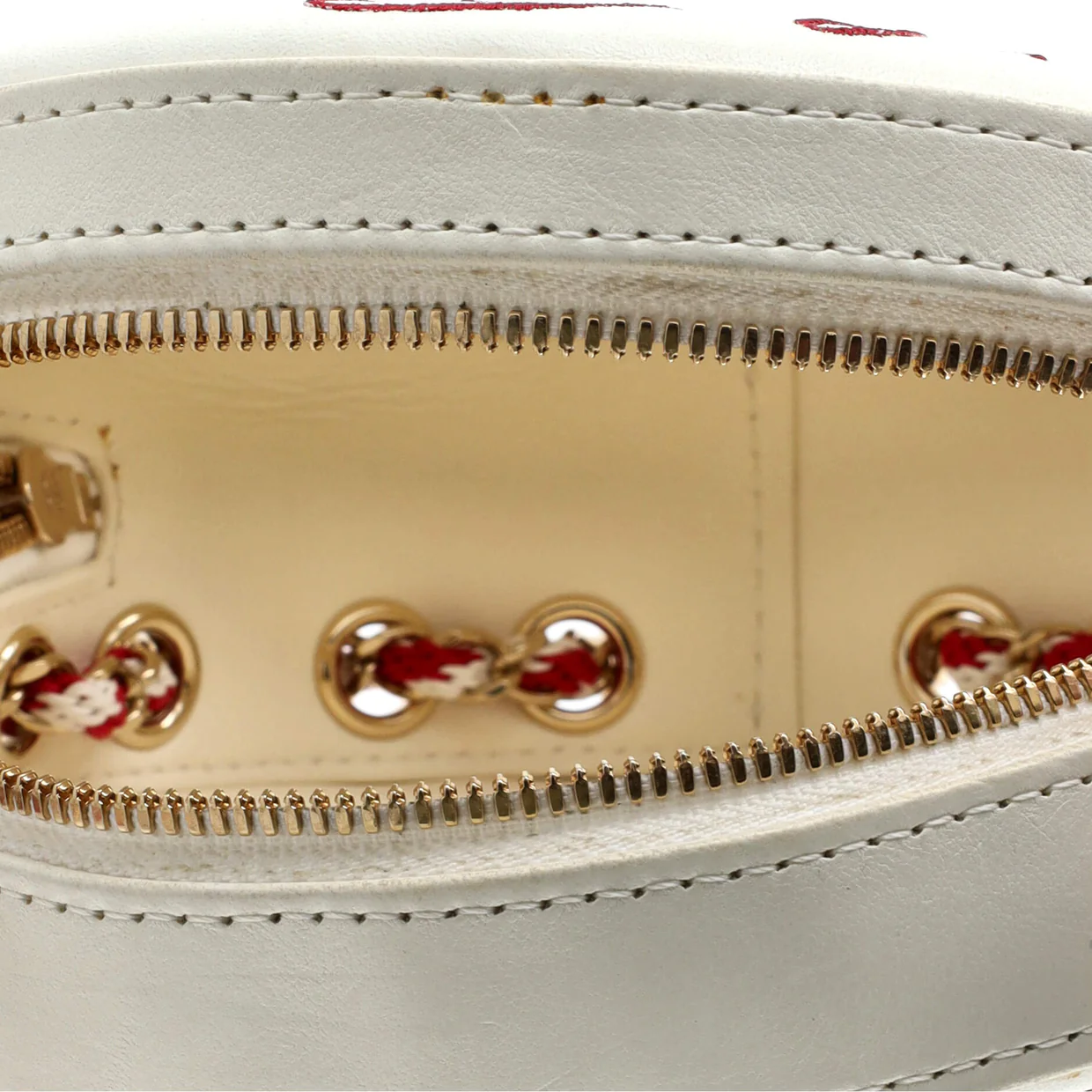 Lifesaver Round Crossbody Bag Lambskin Small - Deep Luxury