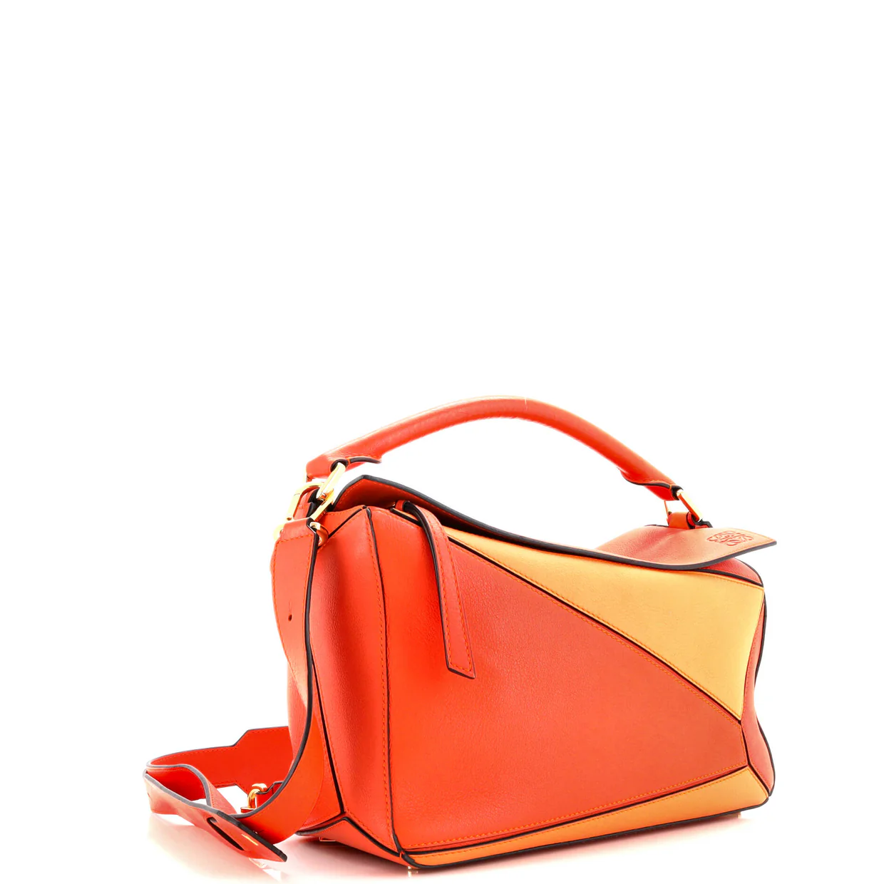 Puzzle Bag Leather Medium - Deep Luxury