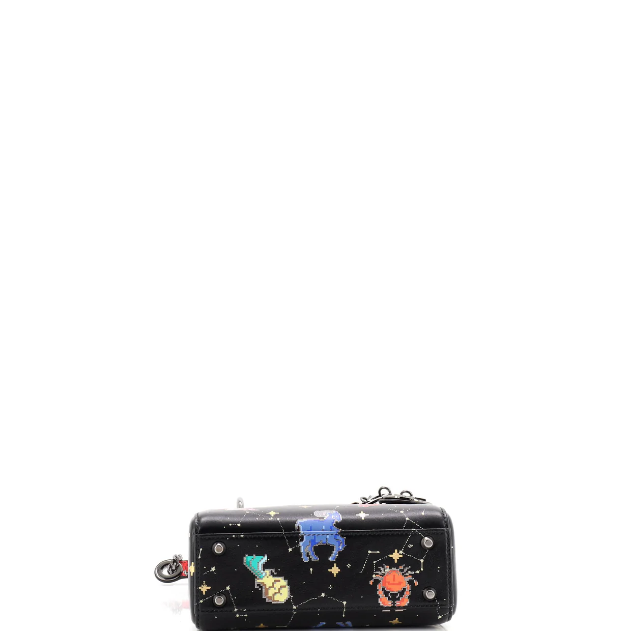 Lady Dior Bag Printed Leather Mini - Deep Luxury