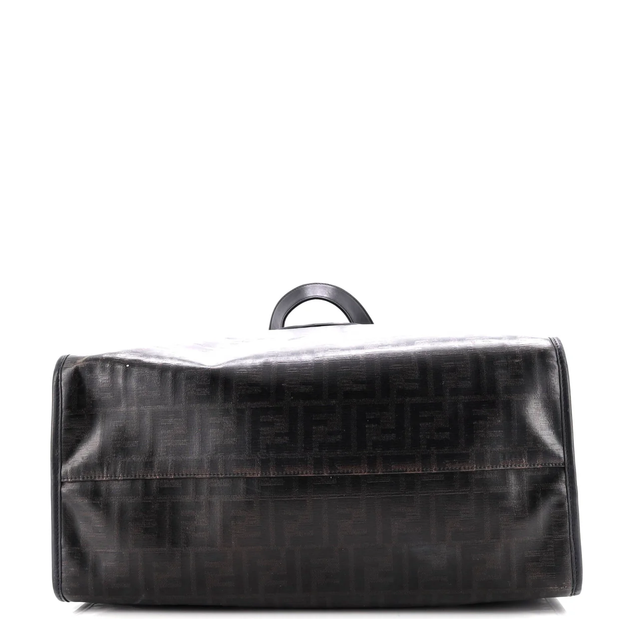 FF Logo Stamp Tote Zucca Coated Canvas Large - Deep Luxury