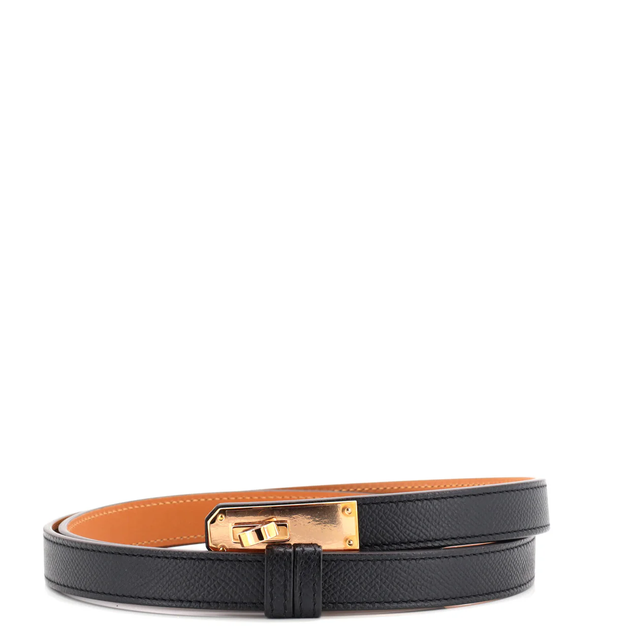 Kelly Belt Leather Thin - Deep Luxury