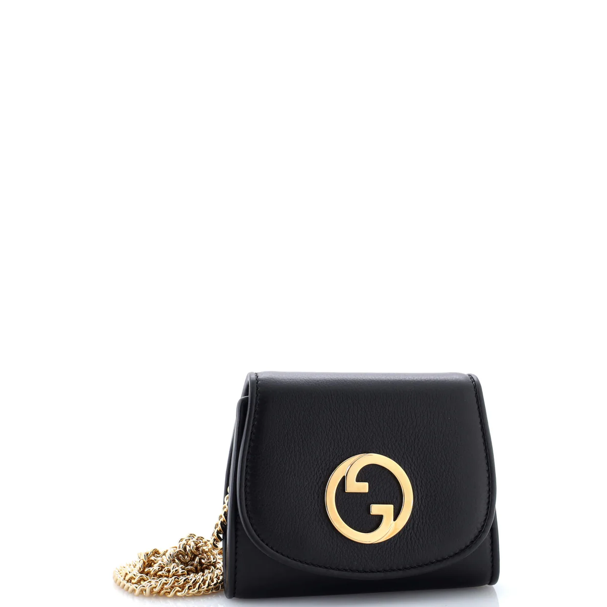 Blondie NM Wallet on Chain Leather Medium - Deep Luxury