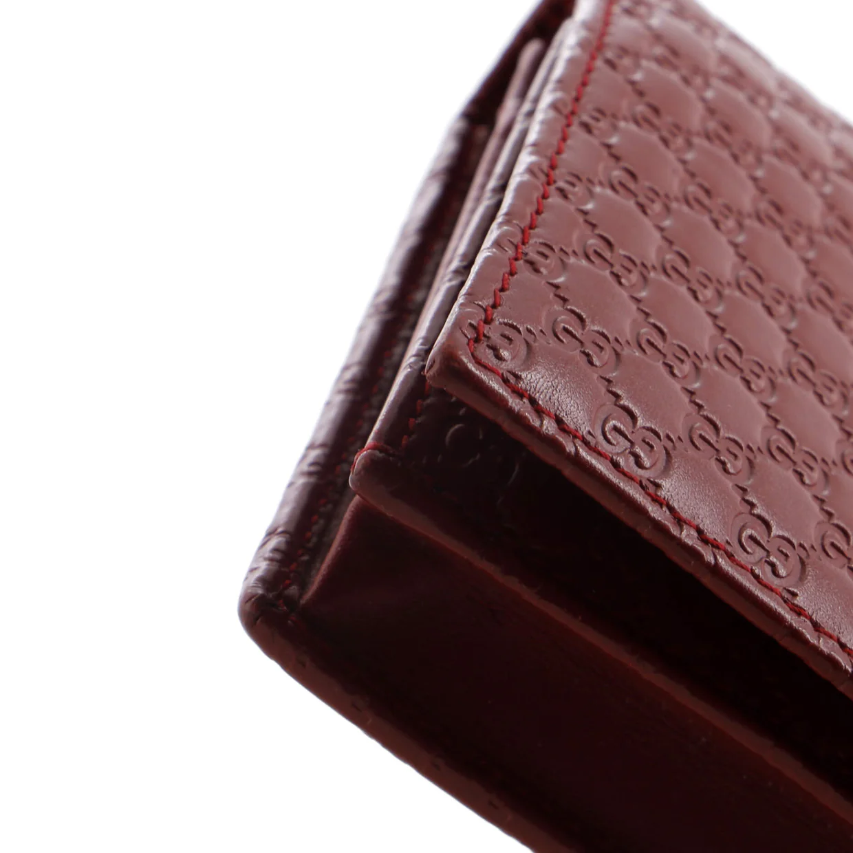 Wallet on Strap Microguccissima Leather - Deep Luxury