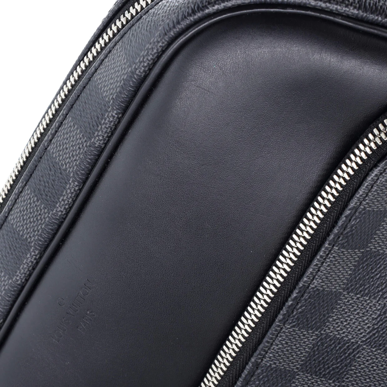 Dayton Reporter Bag Damier Graphite PM - Deep Luxury