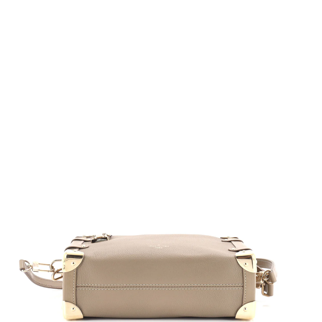 Side Trunk Handbag Taurillon Leather MM - Deep Luxury