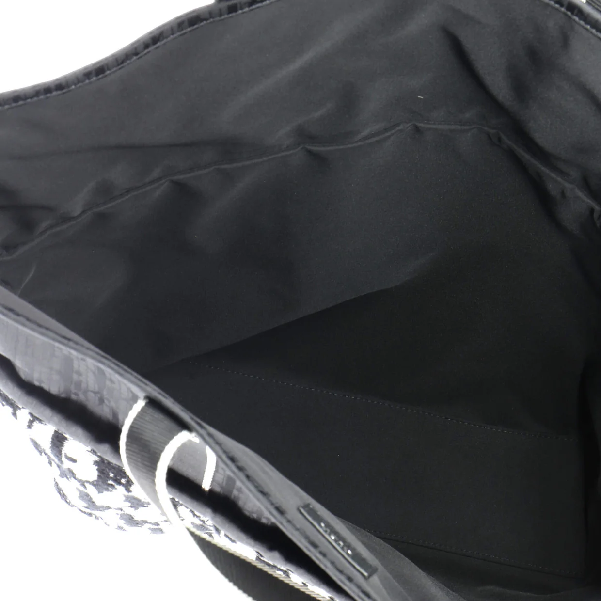 Reversible Tote Oblique Terry Cotton and Oblique Technical Nylon - Deep Luxury