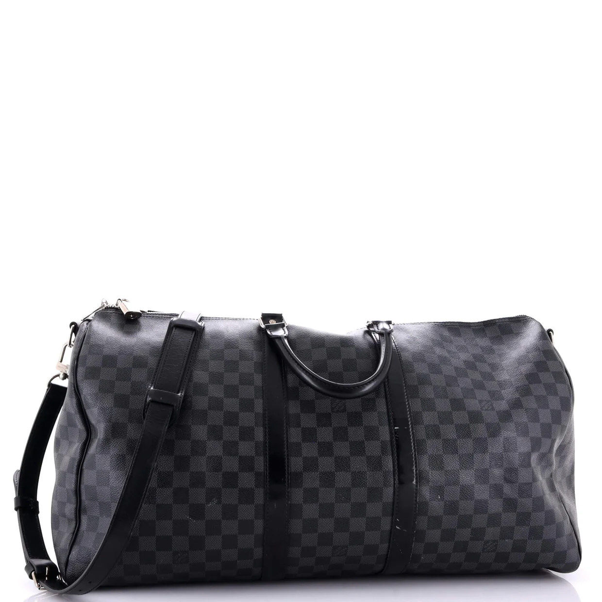 Keepall Bandouliere Bag Damier Graphite 55 - Deep Luxury