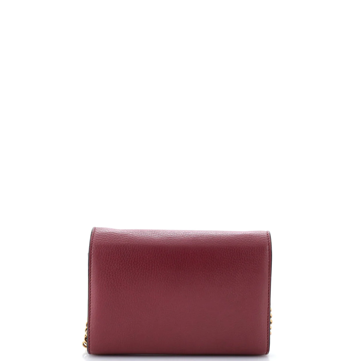 GG Marmont Chain Wallet Leather Mini - Deep Luxury