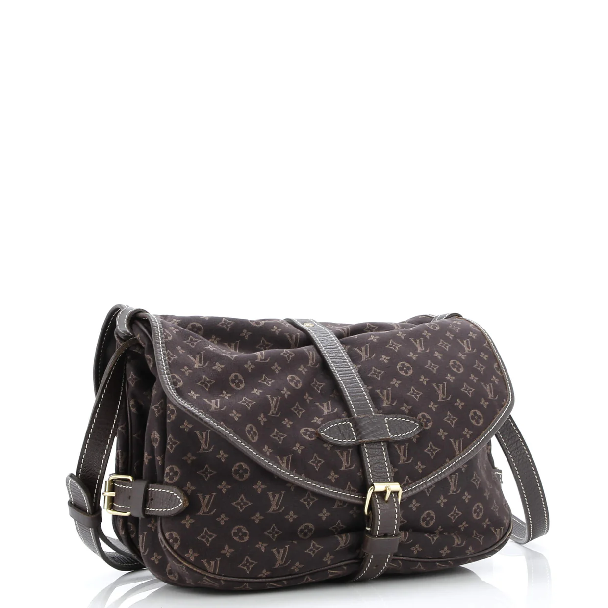 Saumur Handbag Mini Lin 30 - Deep Luxury