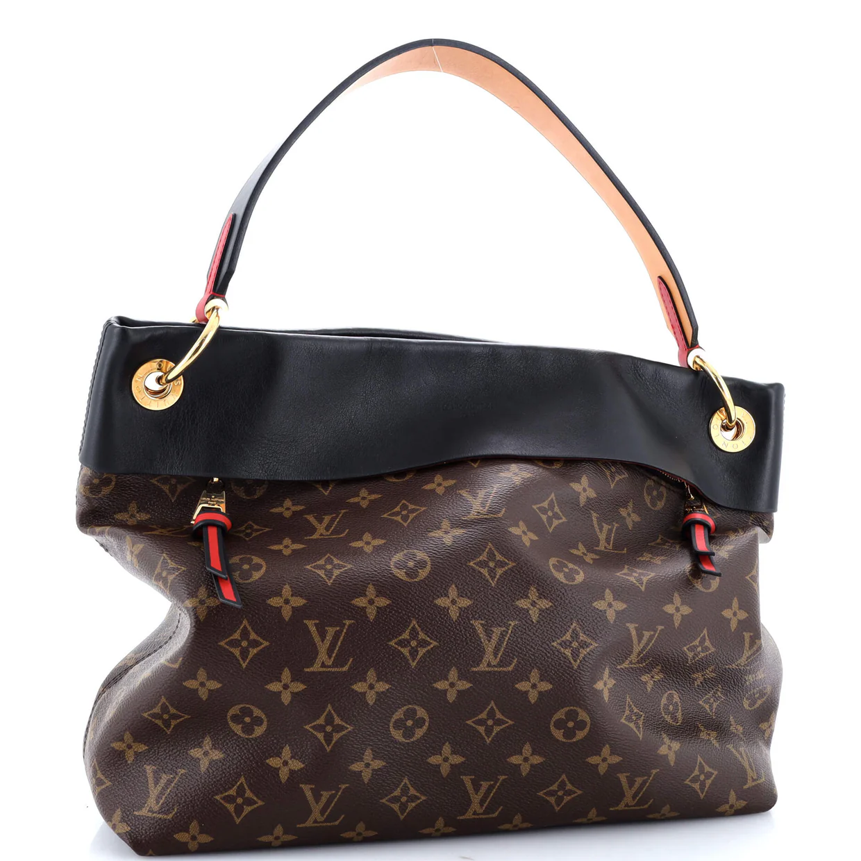 Tuileries Hobo Monogram Canvas with Leather - Deep Luxury