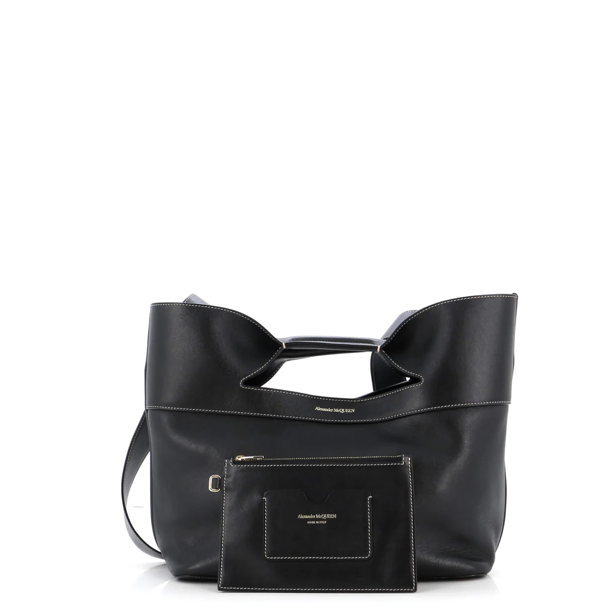 The Bow Bag Leather Small - Deep Luxury