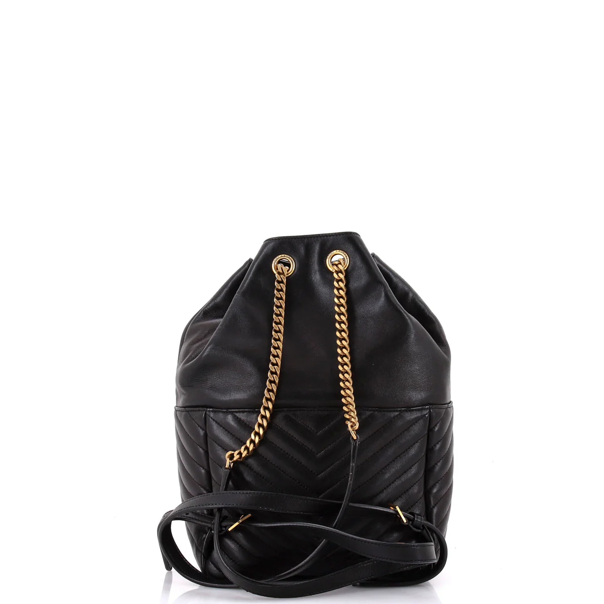 Joe Backpack Matelasse Chevron Leather - Deep Luxury