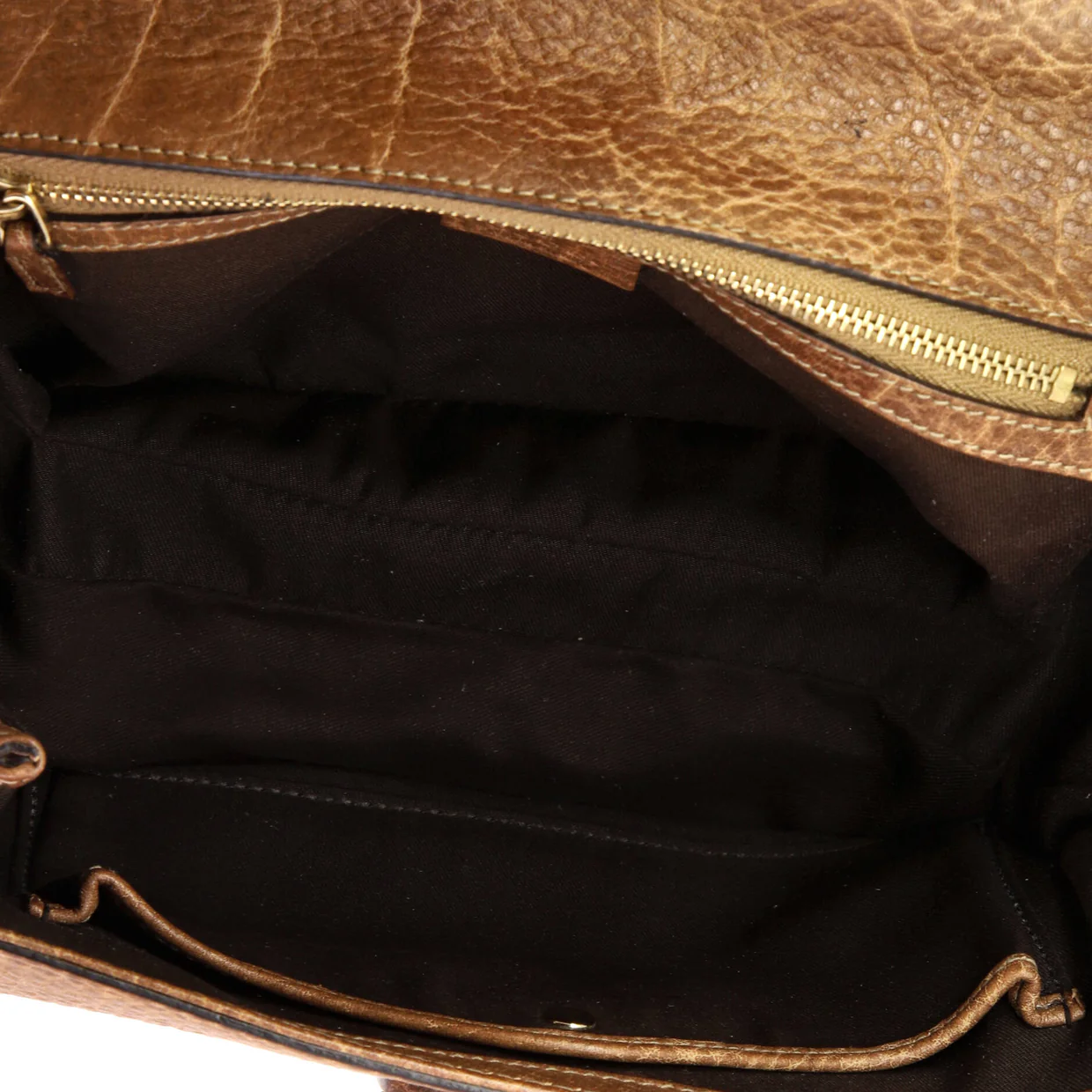 New Convertible Bamboo Top Handle Bag Leather Medium - Deep Luxury