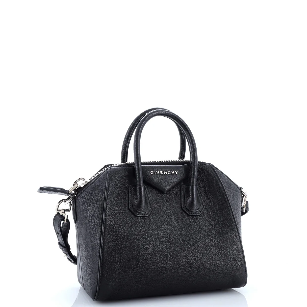 Antigona Bag Leather Mini - Deep Luxury