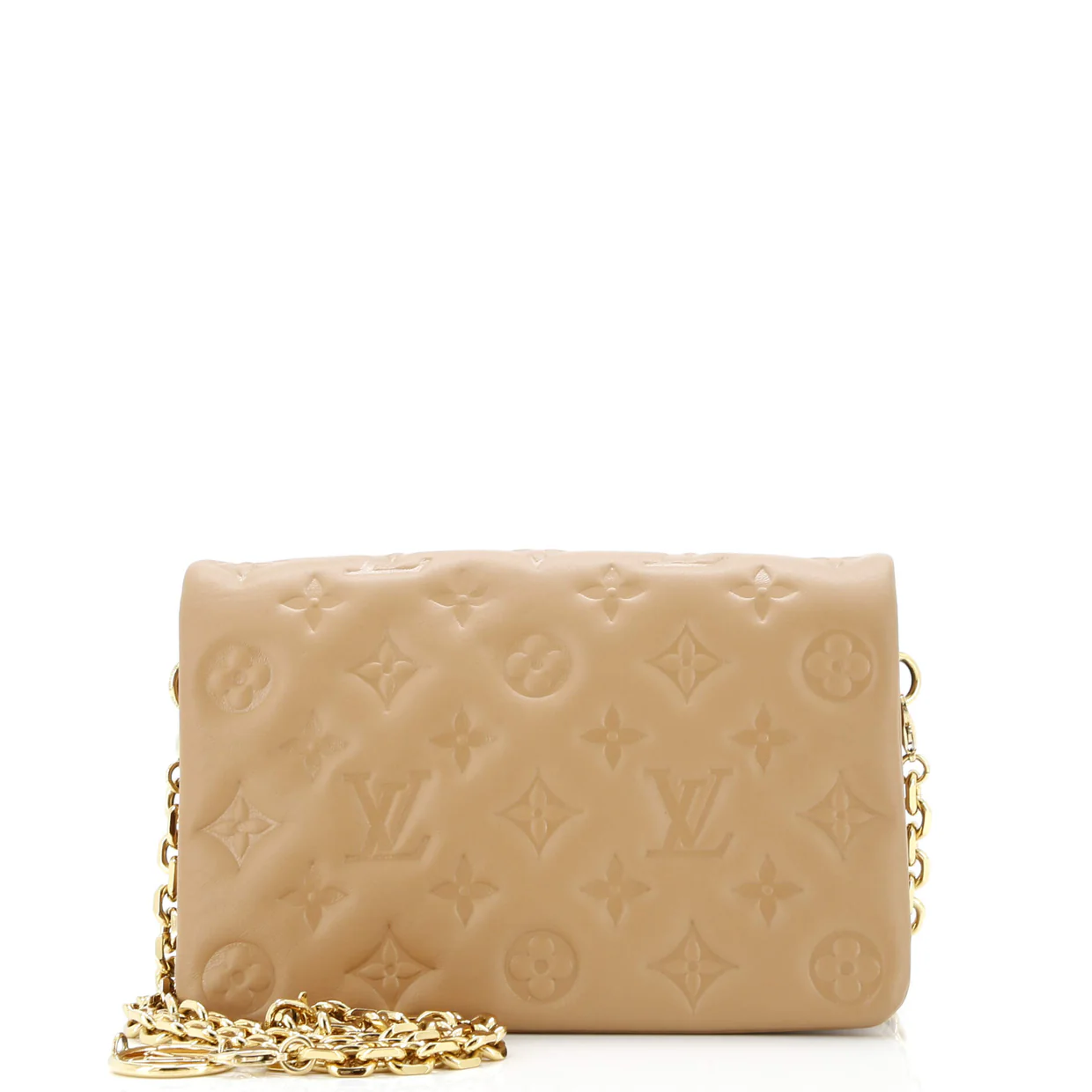 Coussin Pochette Monogram Embossed Lambskin - Deep Luxury