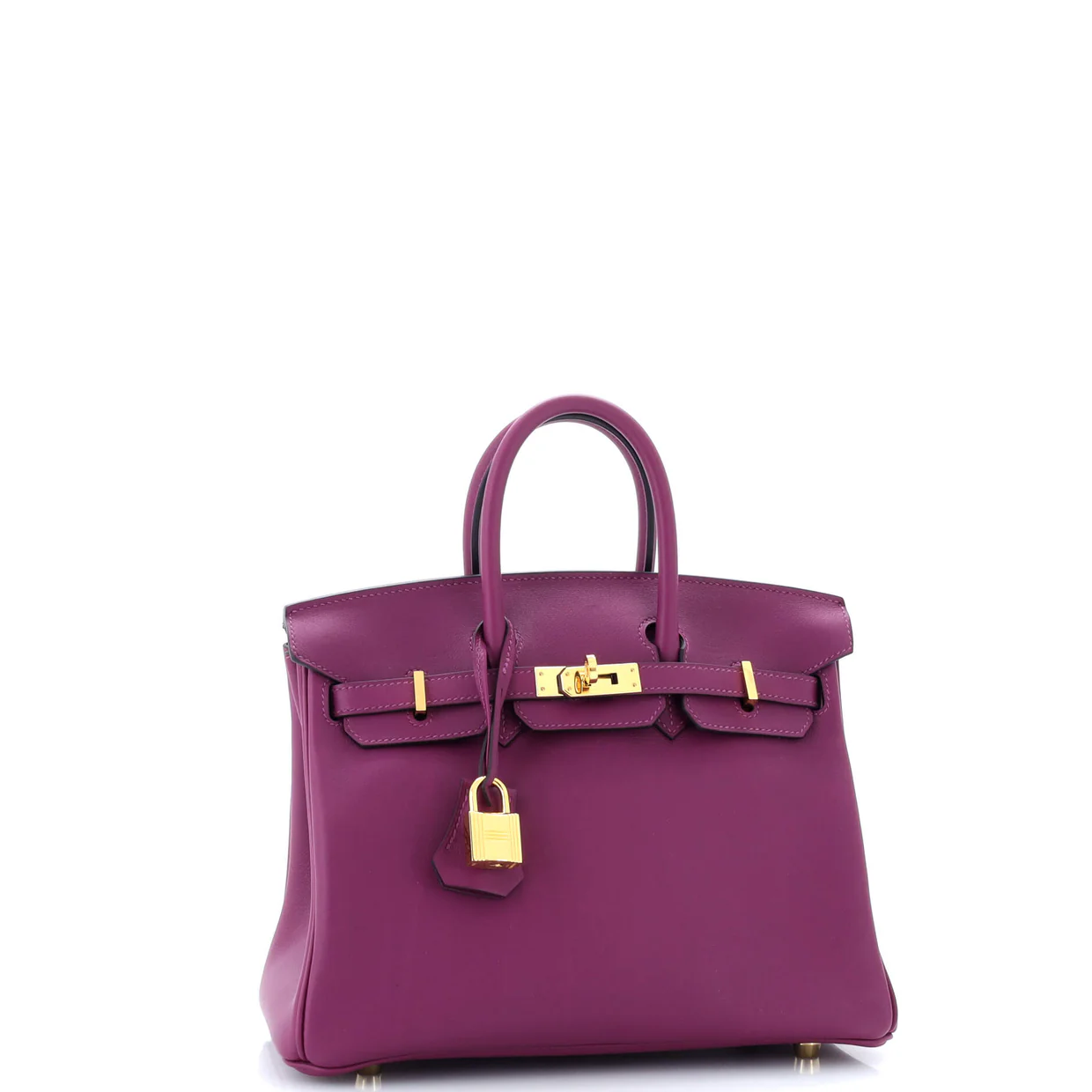 Birkin Handbag Anemone Swift with Gold Hardware 25 - Deep Luxury