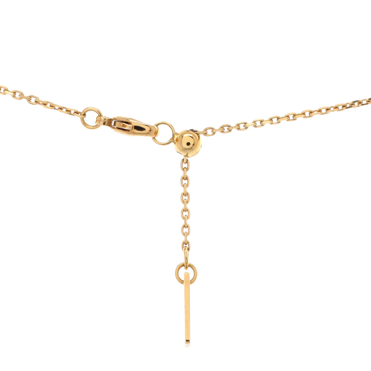 Lucky Move Pendant Necklace 18K Yellow Gold with Diamonds and Malachite SM - Deep Luxury