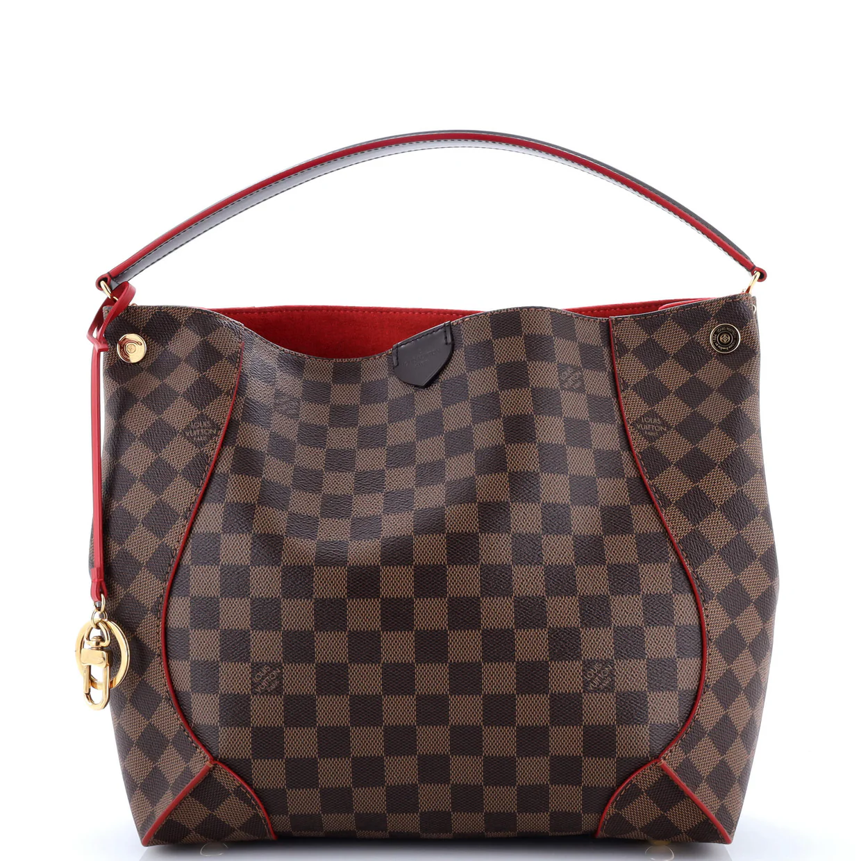 Caissa Hobo Damier with Leather - Deep Luxury