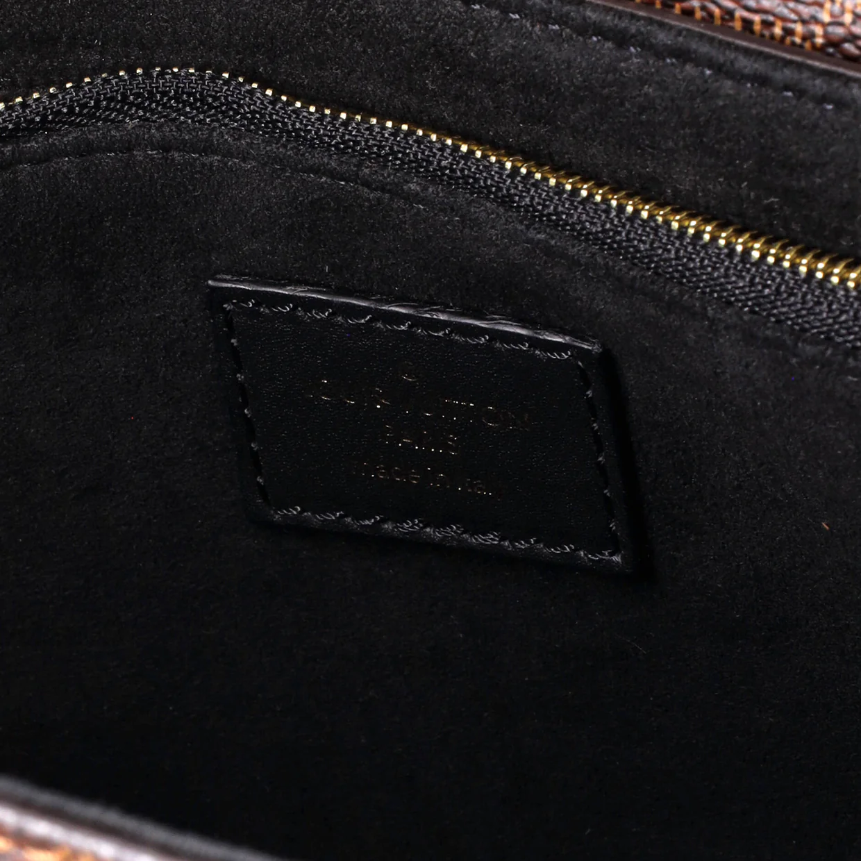 Vavin Handbag Damier with Leather PM - Deep Luxury