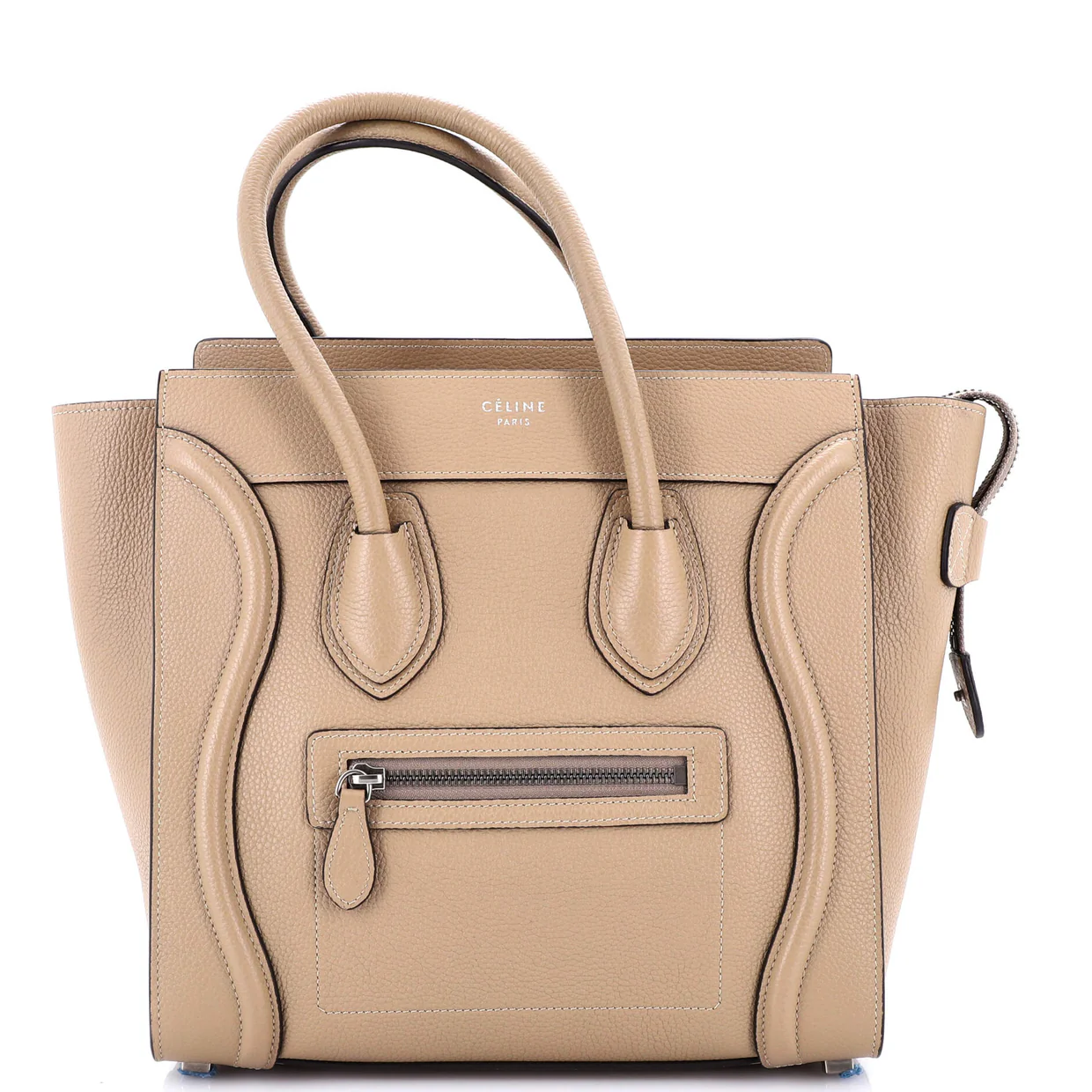 Luggage Bag Grainy Leather Micro - Deep Luxury