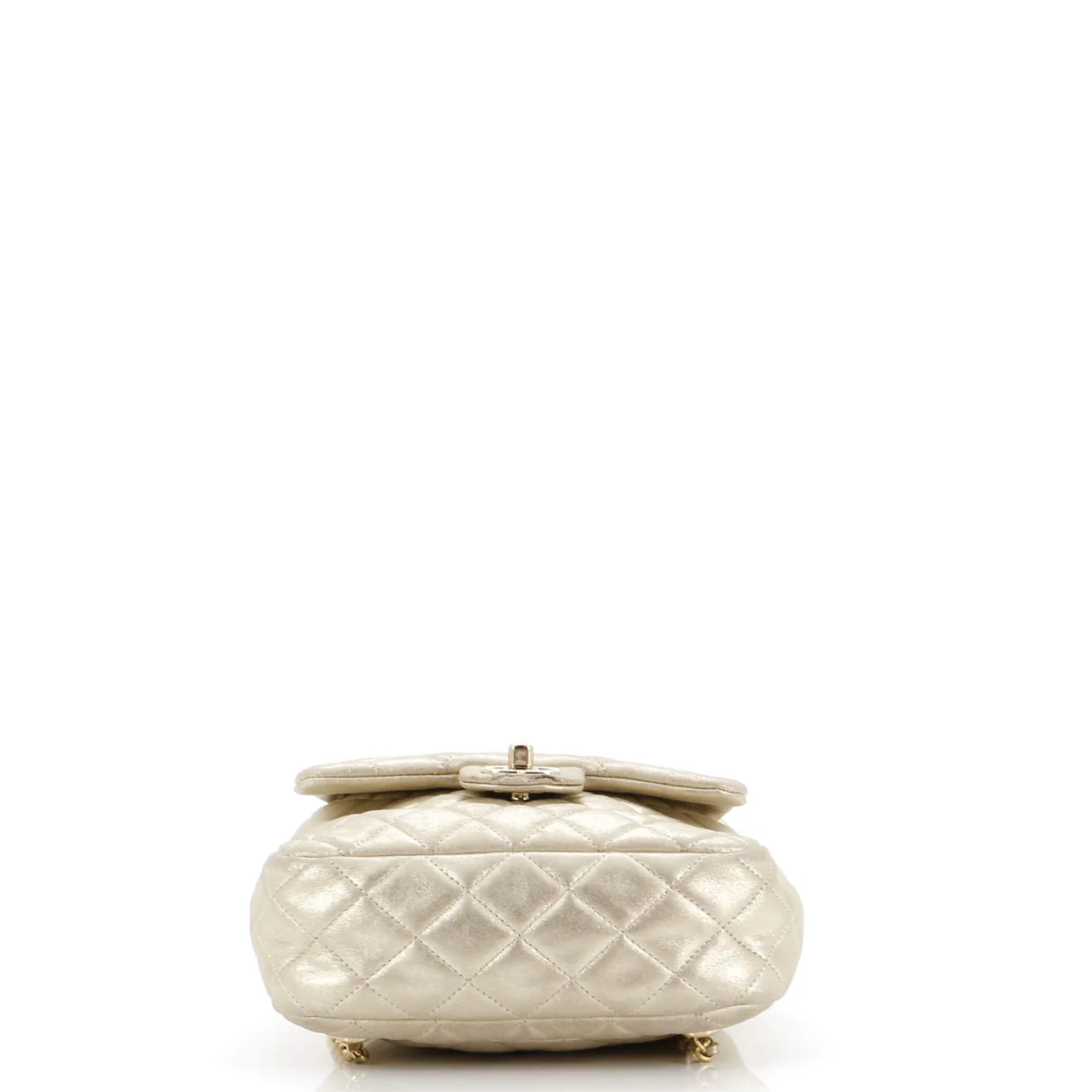 Backpack In Seoul Metallic Lambskin Small - Deep Luxury