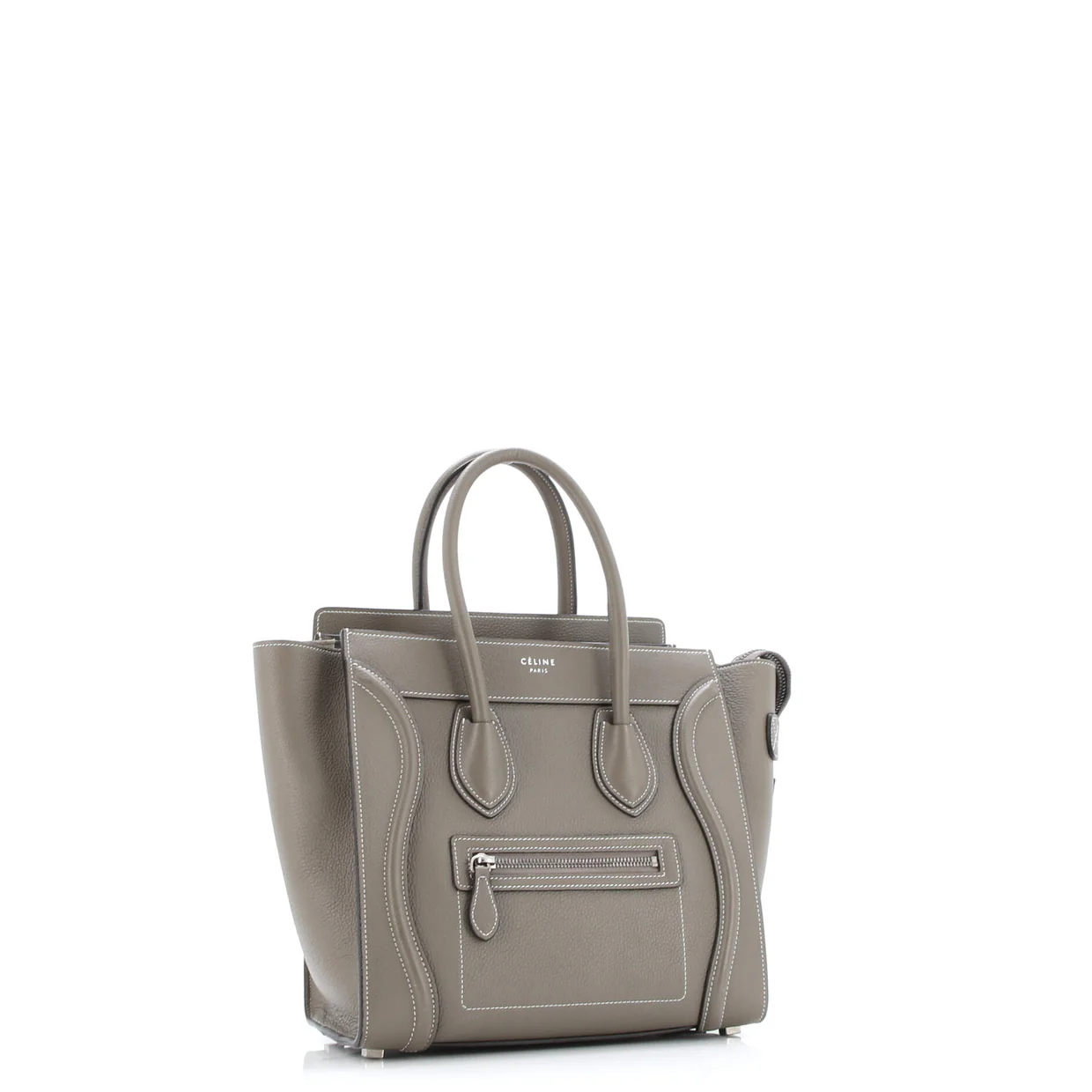Luggage Bag Grainy Leather Micro - Deep Luxury