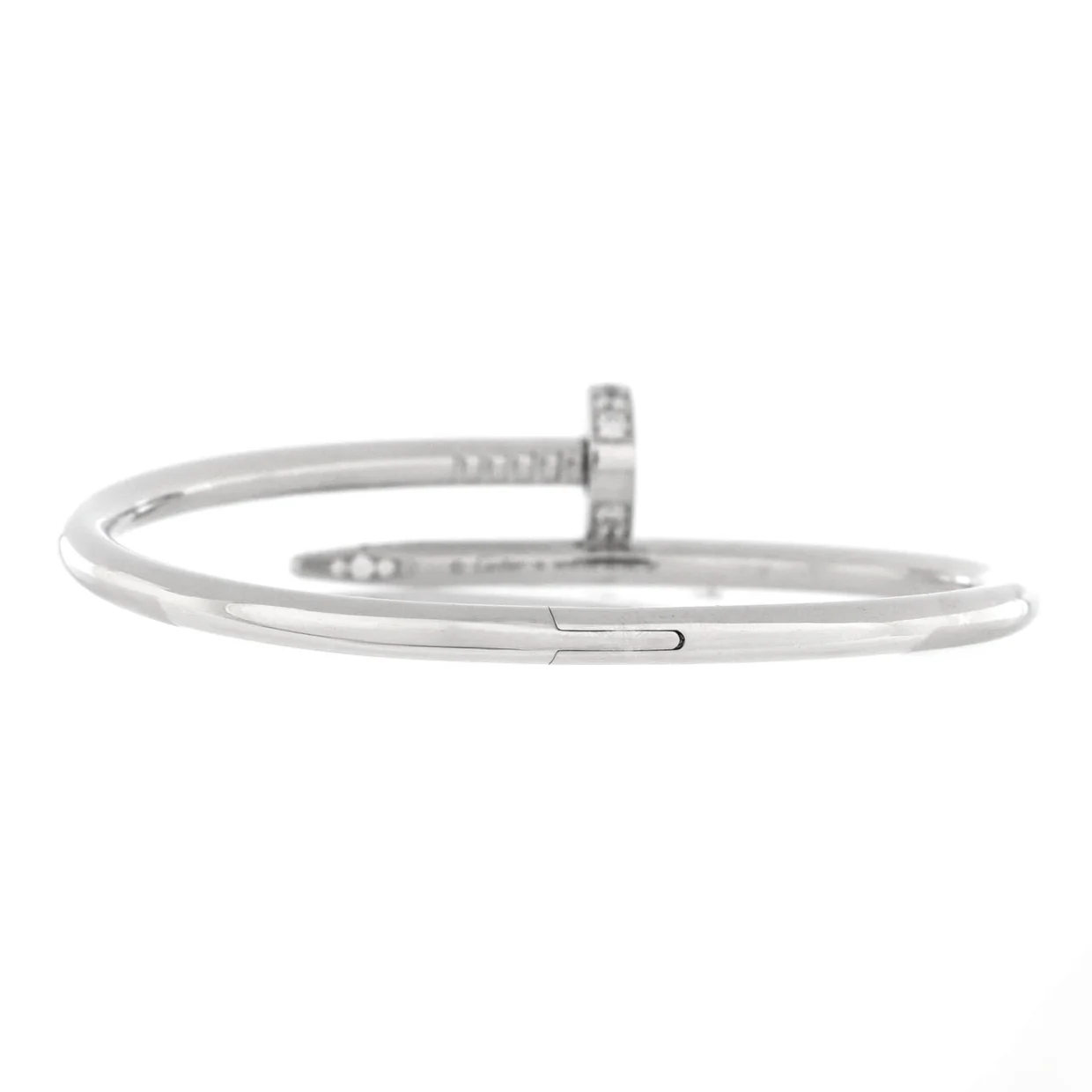Juste un Clou Bracelet 18K White Gold with Diamonds Classic - Deep Luxury