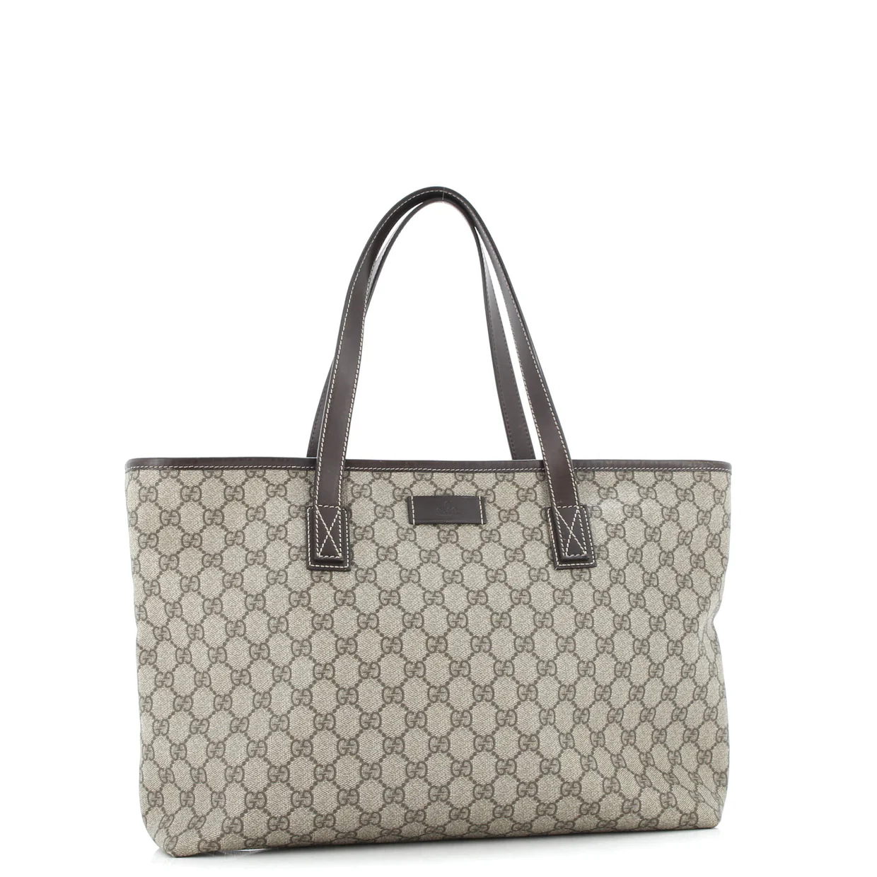 Web Loop Tote GG Coated Canvas Medium - Deep Luxury