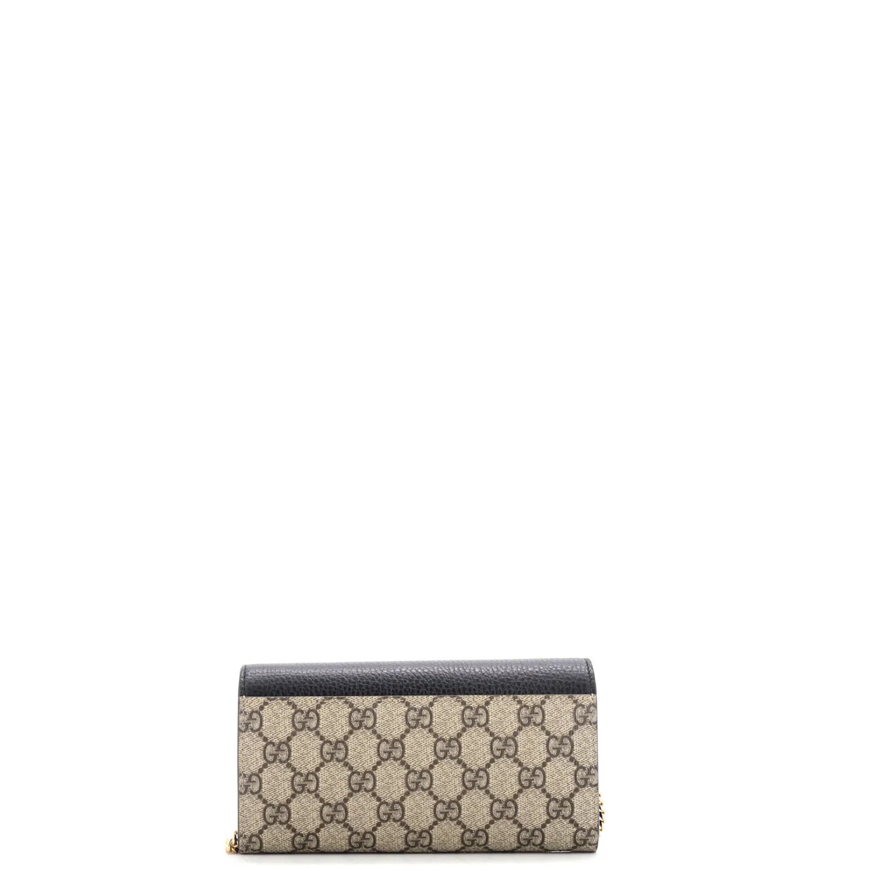 GG Marmont Continental Chain Wallet GG Coated Canvas and Leather - Deep Luxury