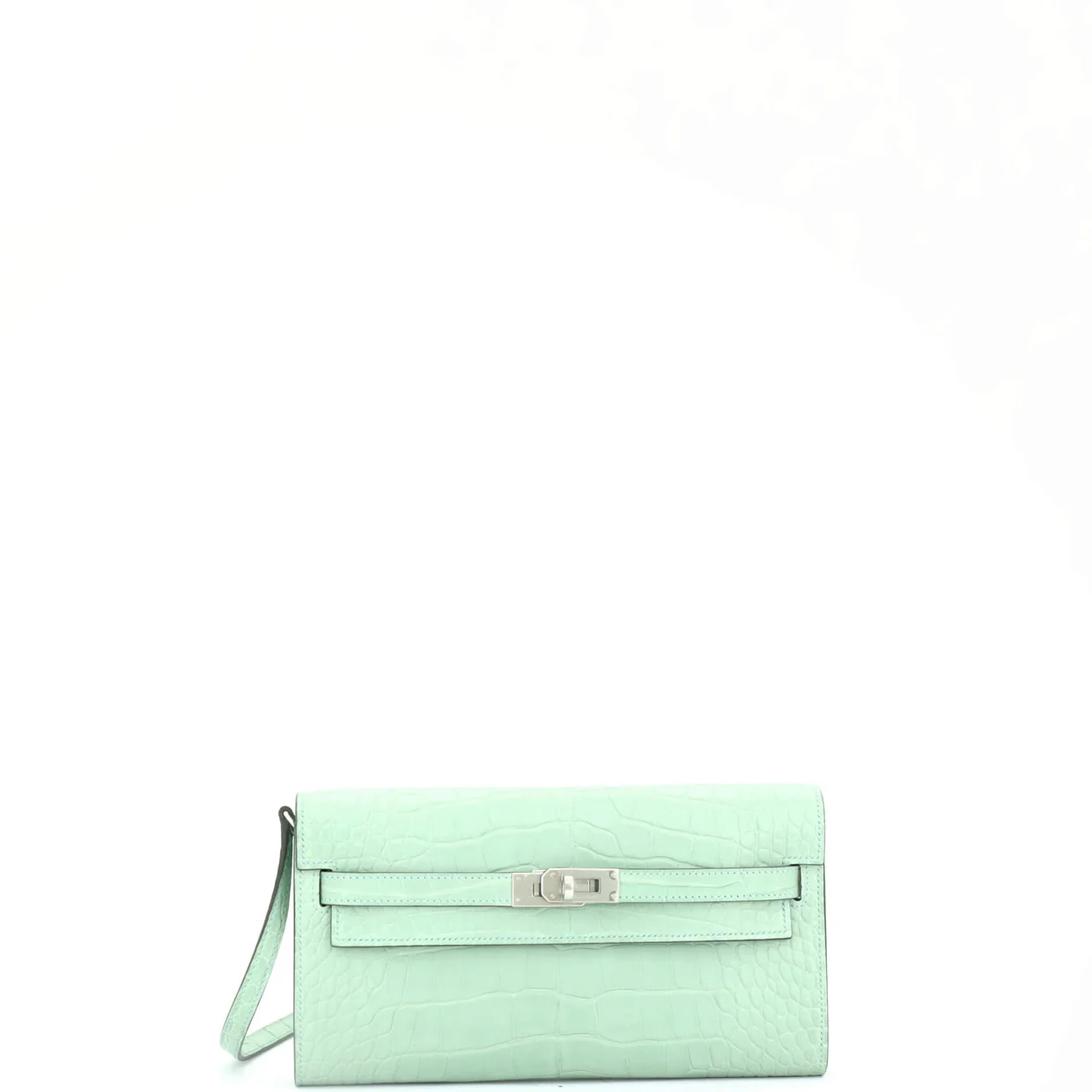 Kelly To Go Wallet Alligator - Deep Luxury