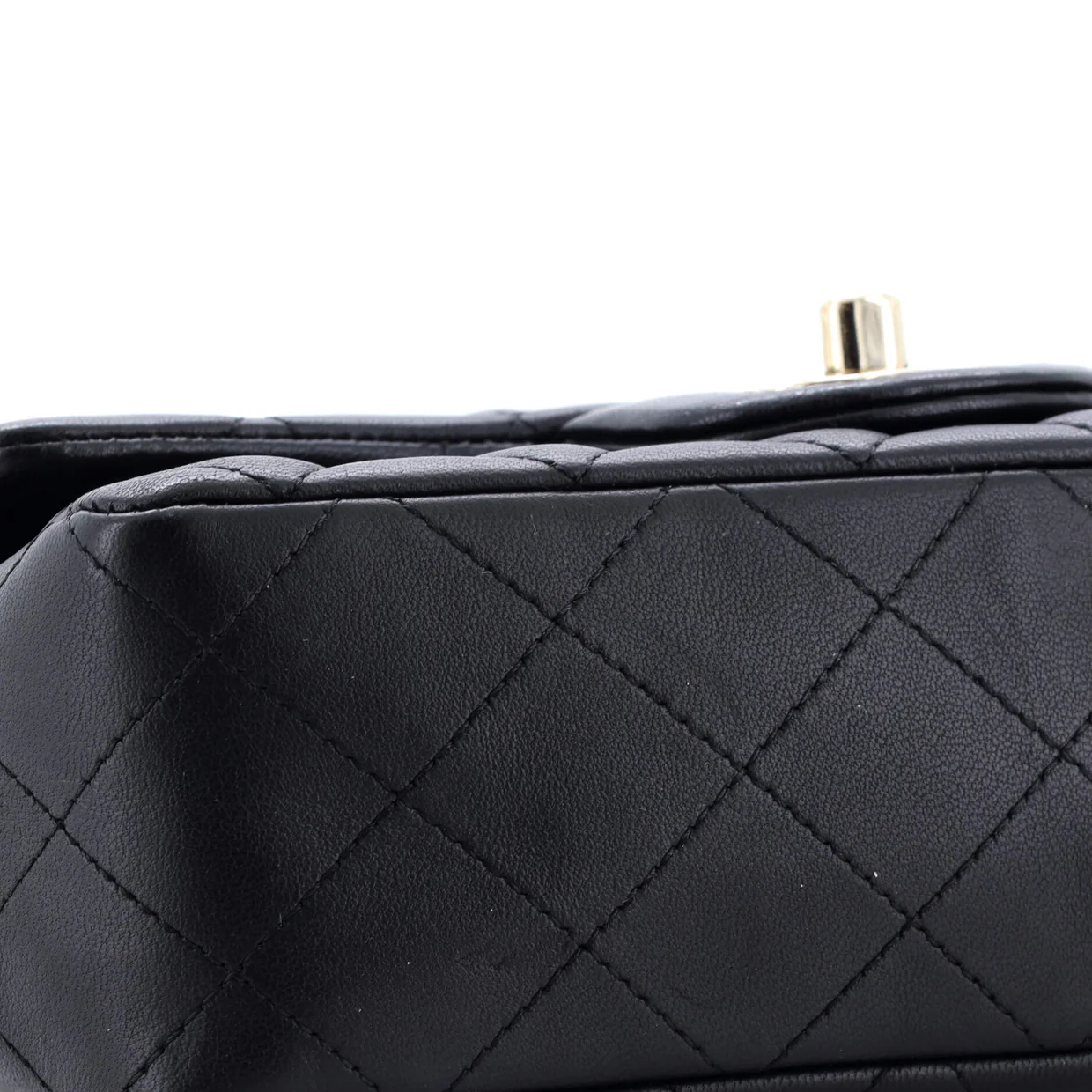 Coco Charms Classic Single Flap Bag Quilted Lambskin Mini - Deep Luxury