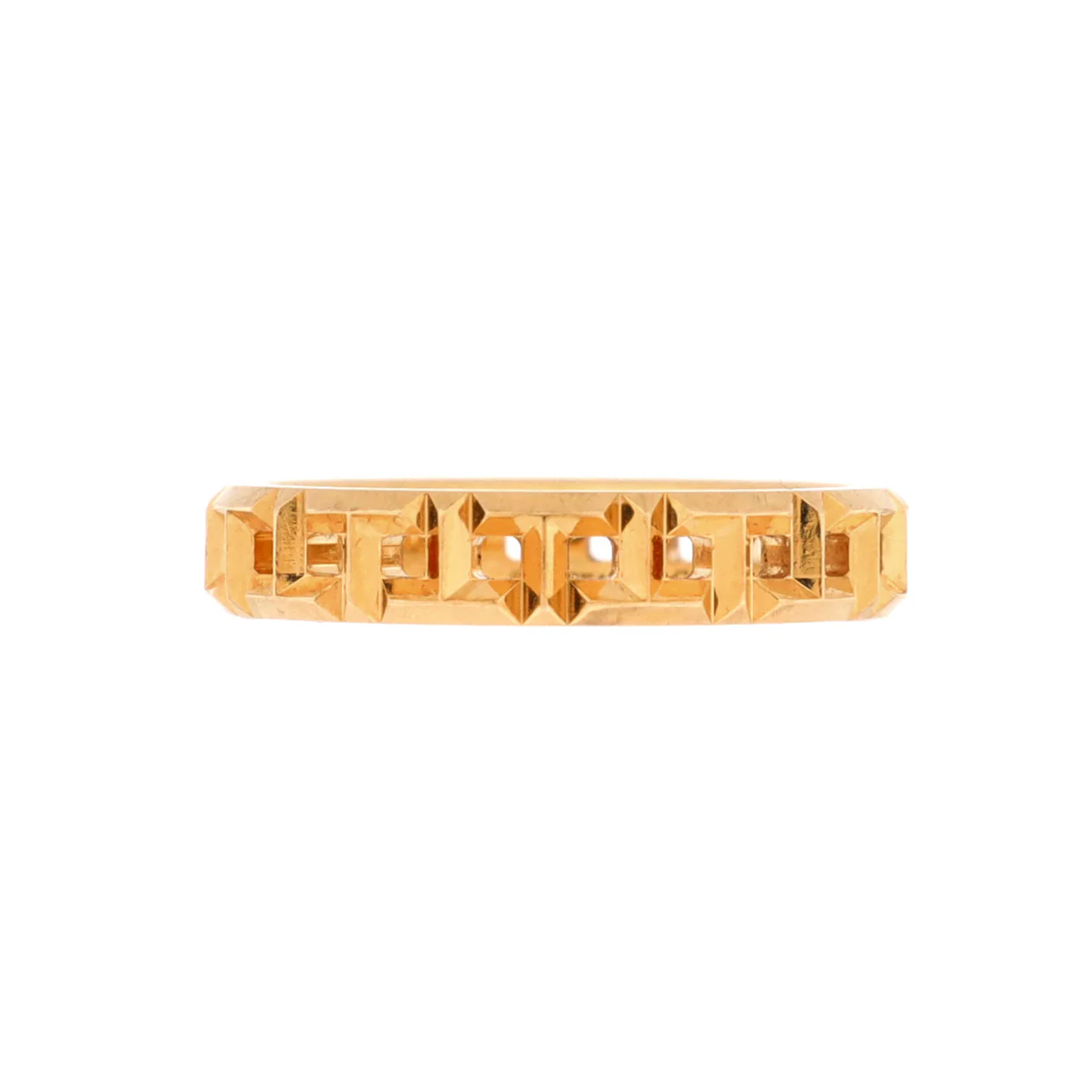 T True Ring 18K Yellow Gold Narrow - Deep Luxury